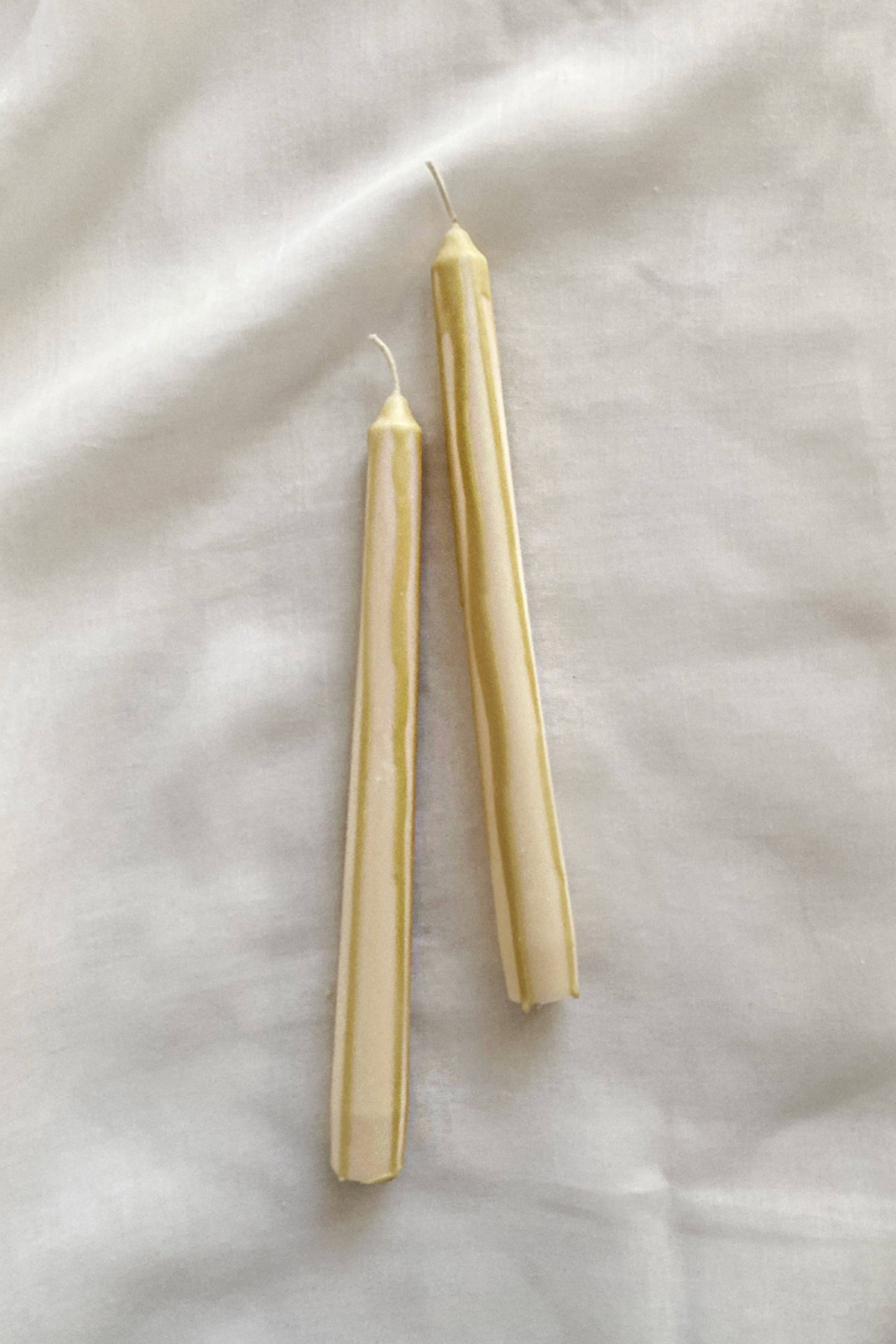 Sand Abstract Drip Candle sticks (Set of 2)