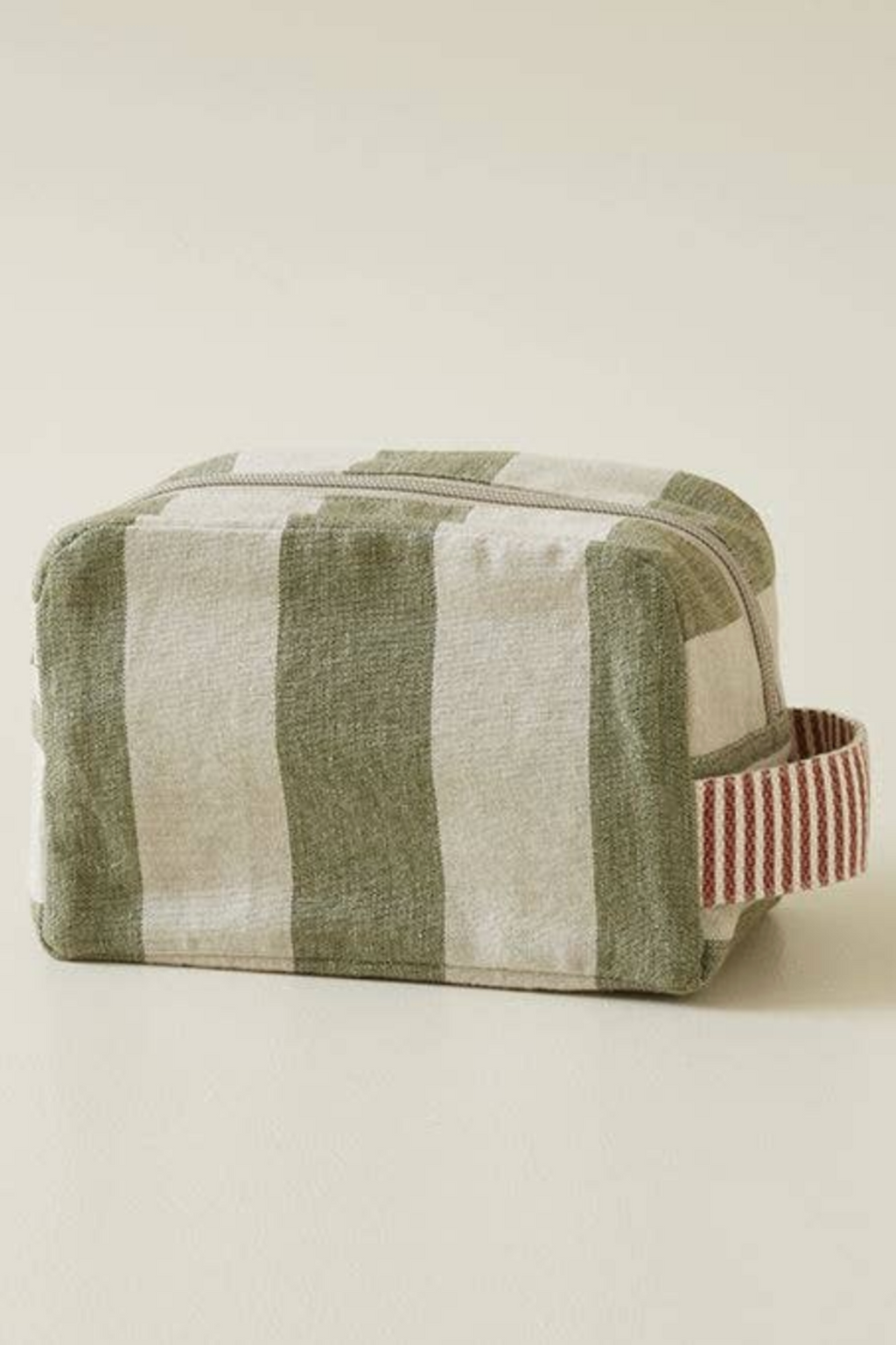 Mistral Green Stripe - Small Wash Bag