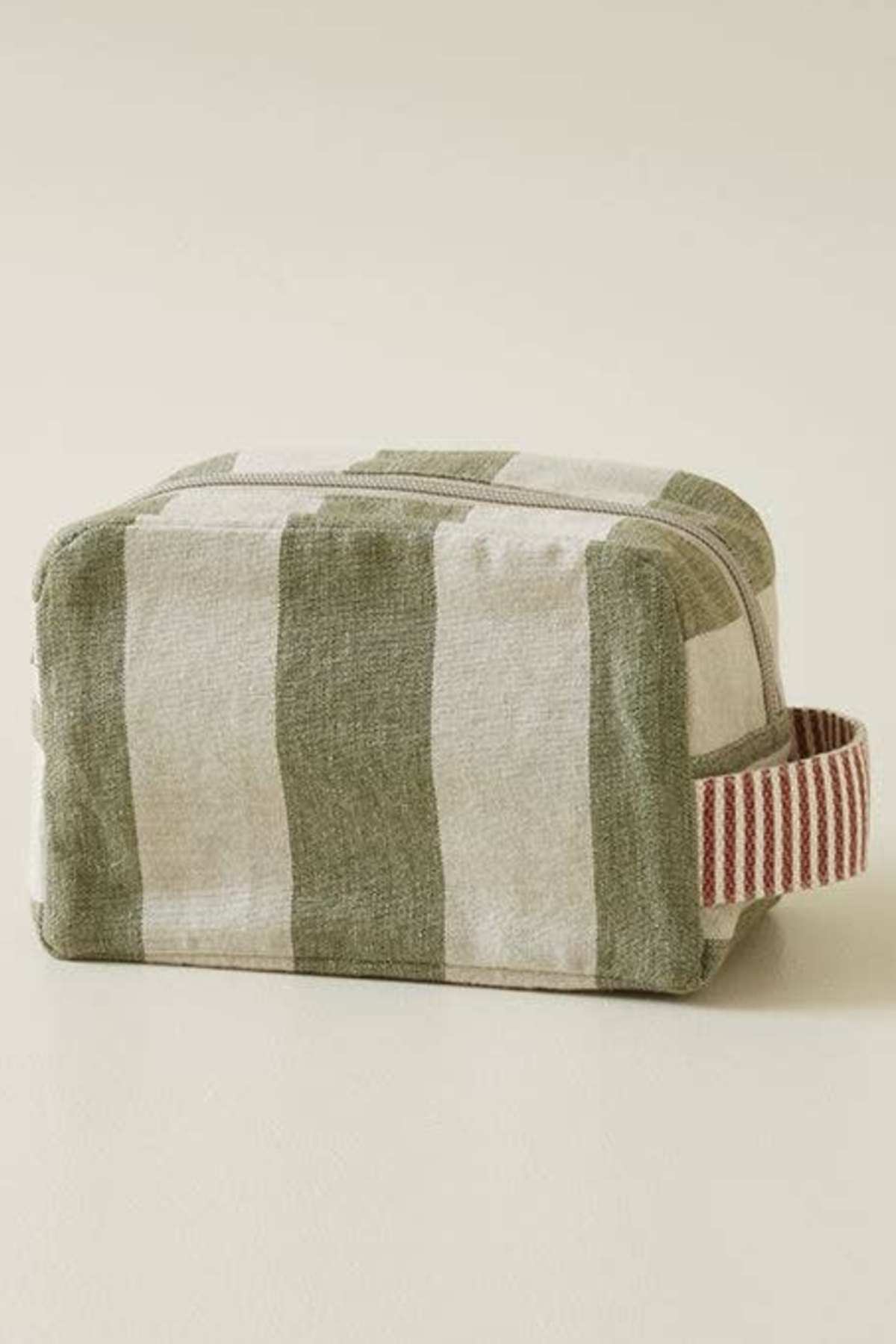 Mistral Green Stripe - Small Wash Bag