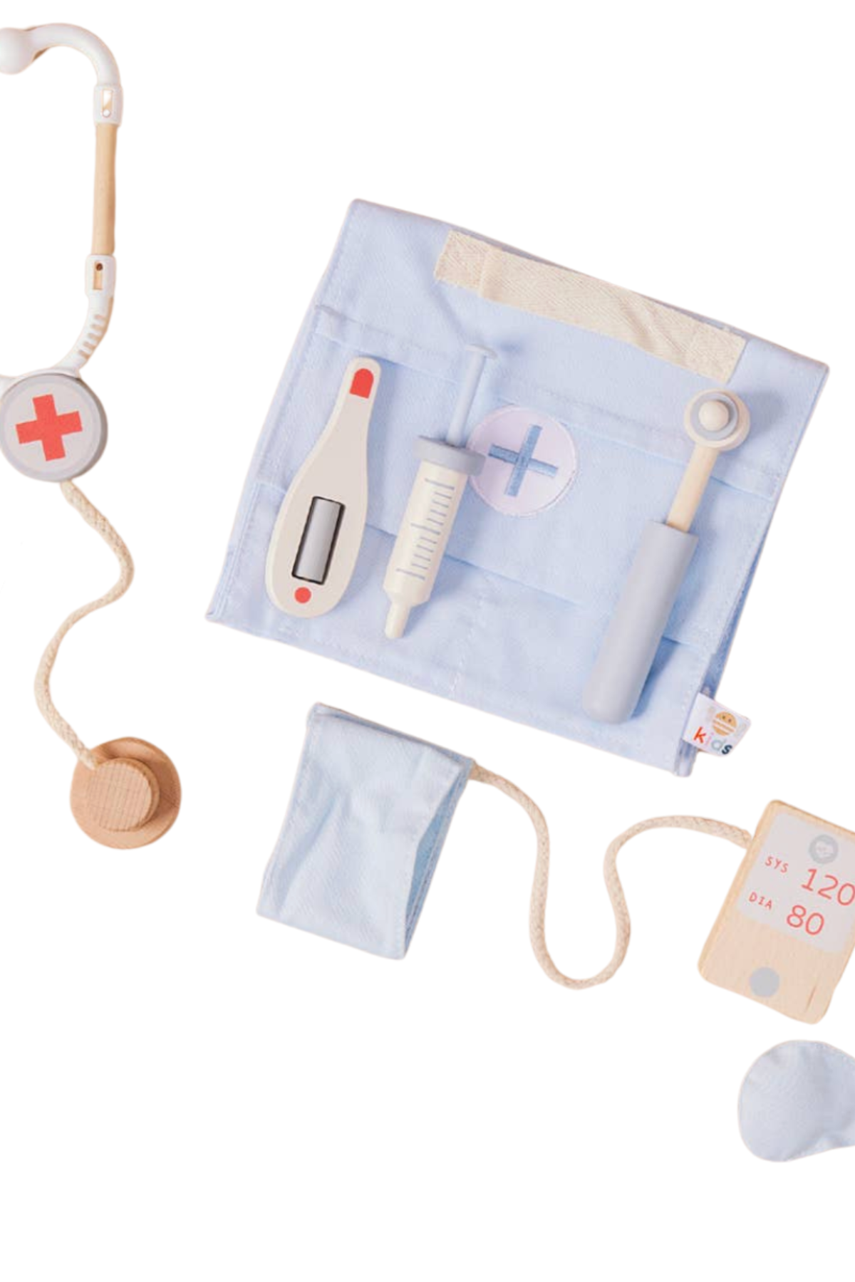Wooden Doctor Pretend Play Set